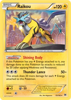 Raikou - 55/162 (Cosmos Holo)