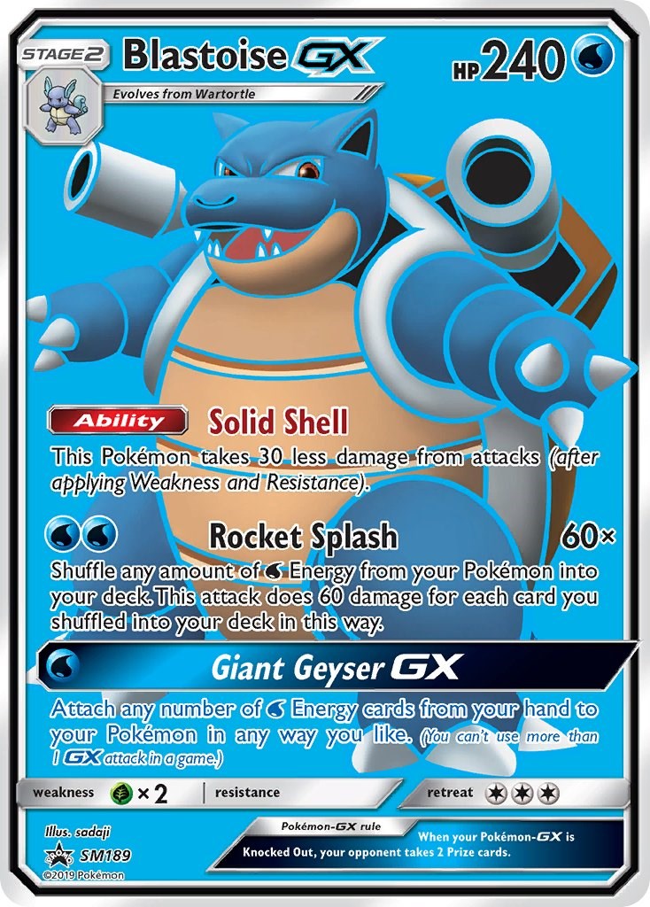 Blastoise GX - SM189
