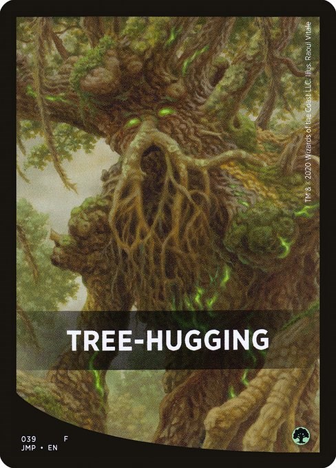 Tree-Hugging Theme Card
