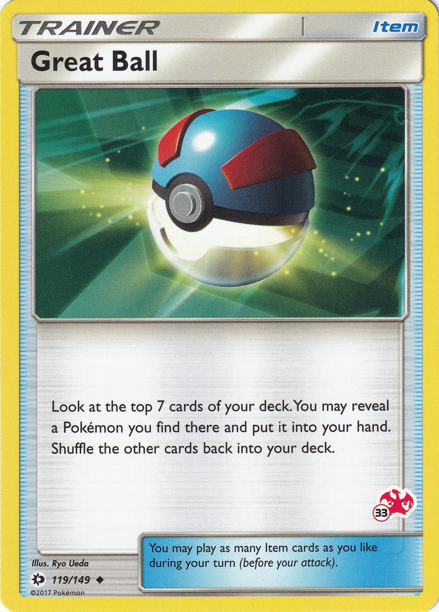 Great Ball - 119/149 (#33 Charizard Stamped)