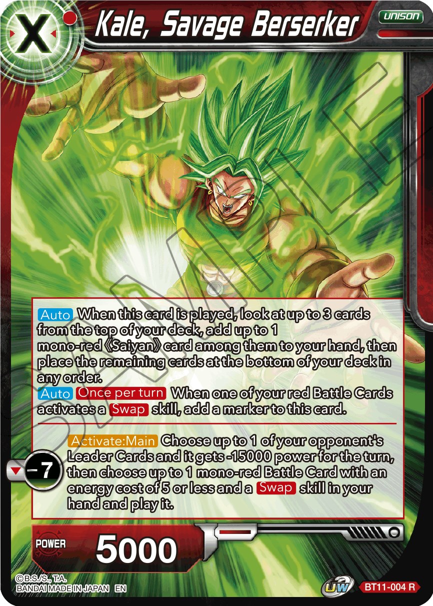 Kale, Savage Berserker