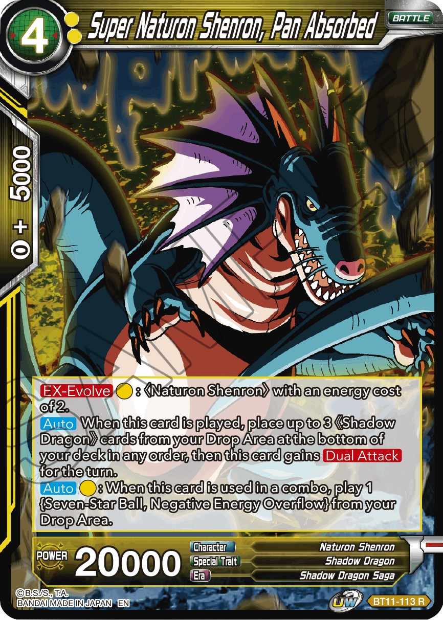 Super Naturon Shenron, Pan Absorbed