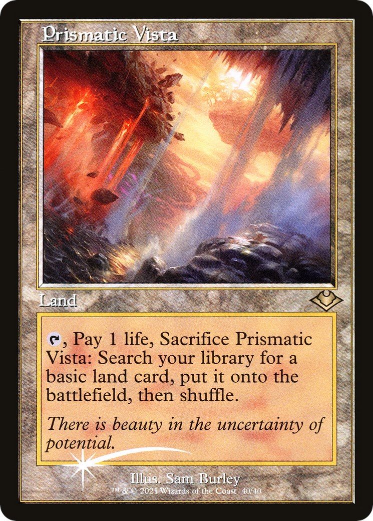 Prismatic Vista (Retro Frame)