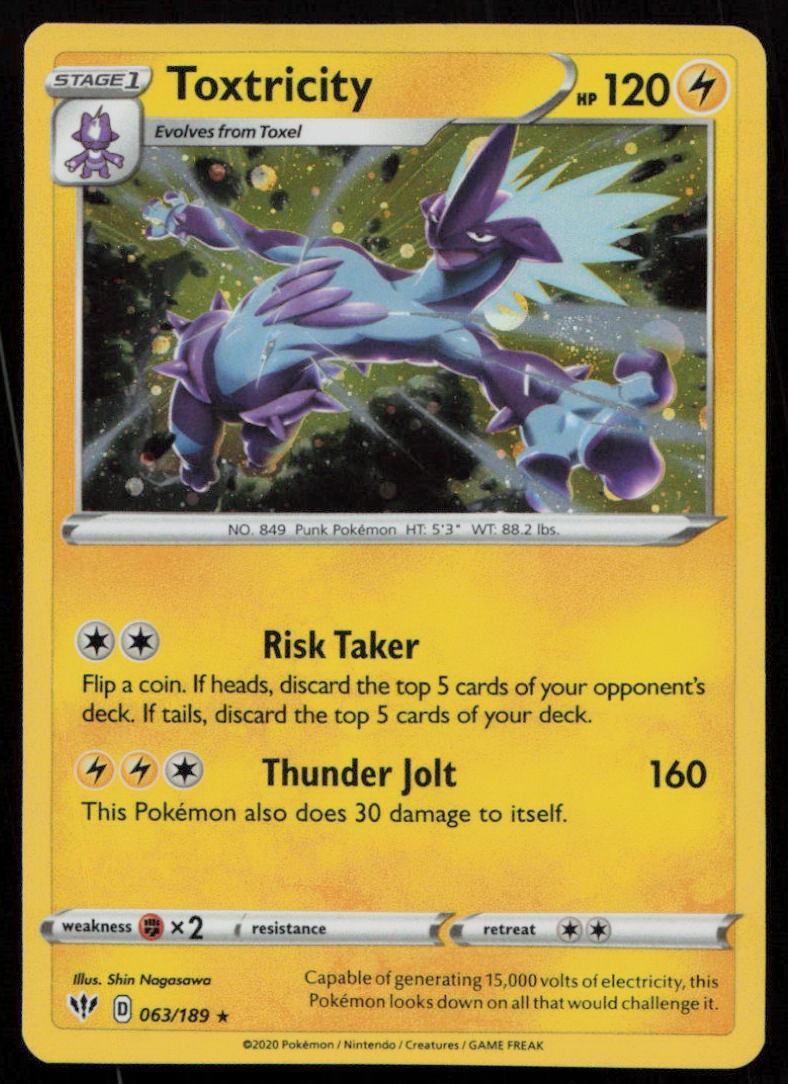 Toxtricity - 063/189 (Cosmos Holo)