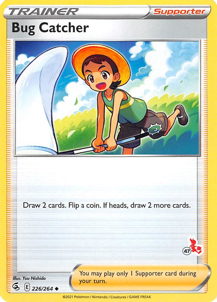 Bug Catcher - 226/264 (#47 Cinderace Stamped)