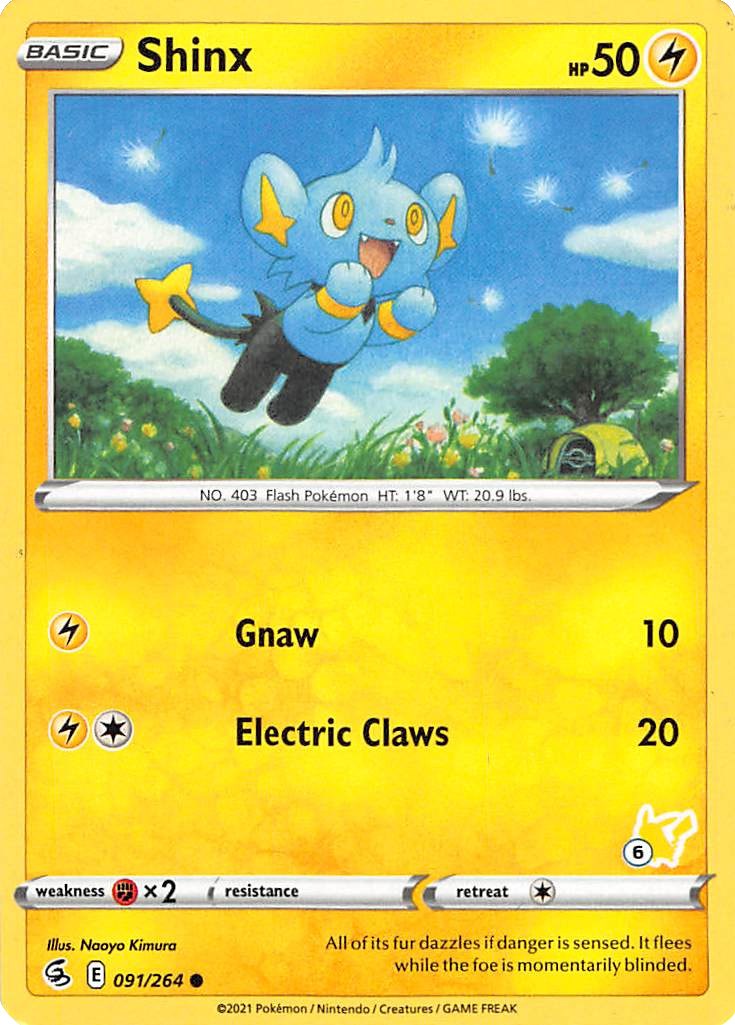 Shinx - 091/264 (#6 Pikachu Stamped)