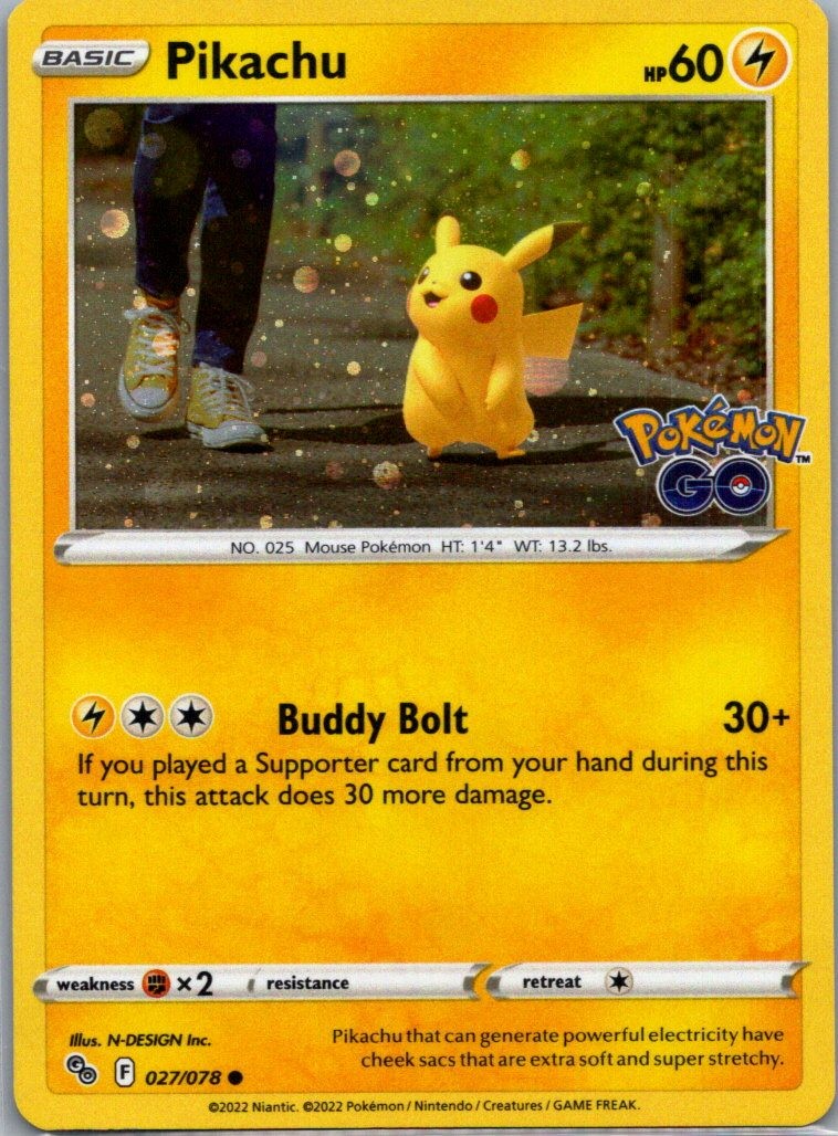 Pikachu - 027/078 (Cosmos Holo)