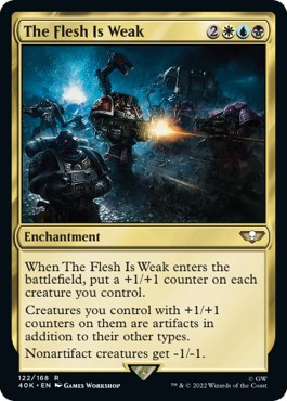 The Flesh Is Weak (Surge Foil)