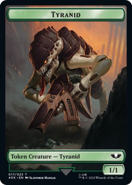 Tyranid (017) // Tyranid Gargoyle Double-Sided Token (Surge Foil)