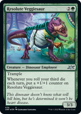 Resolute Veggiesaur (Galaxy Foil)