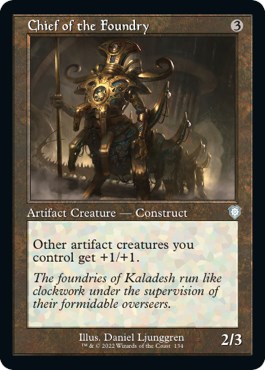 Chief of the Foundry (Retro Frame)
