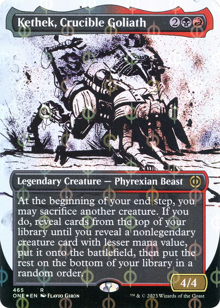 Kethek, Crucible Goliath (Showcase) (Step-and-Compleat Foil)