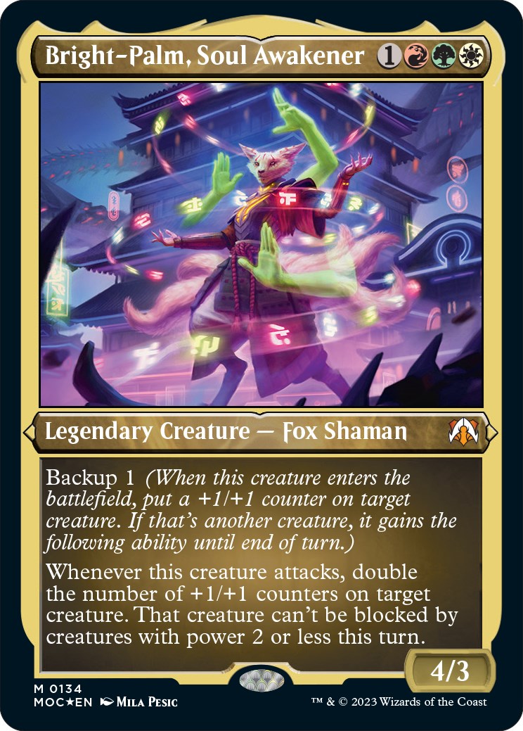 Bright-Palm, Soul Awakener (Display Commander) - Thick Stock