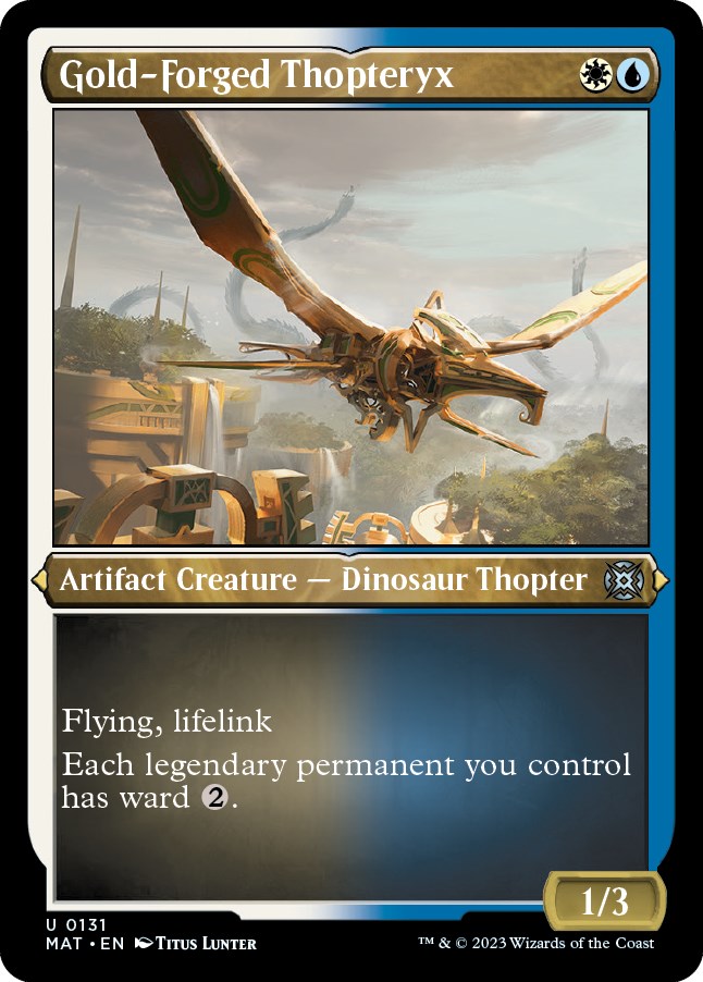 Gold-Forged Thopteryx (Foil Etched)