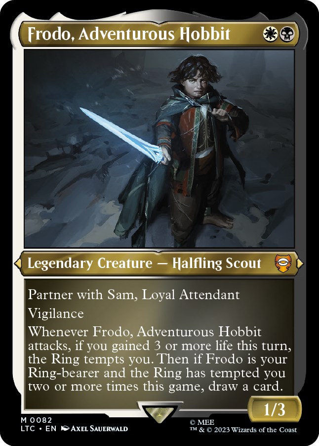 Frodo, Adventurous Hobbit (Display Commander) - Thick Stock