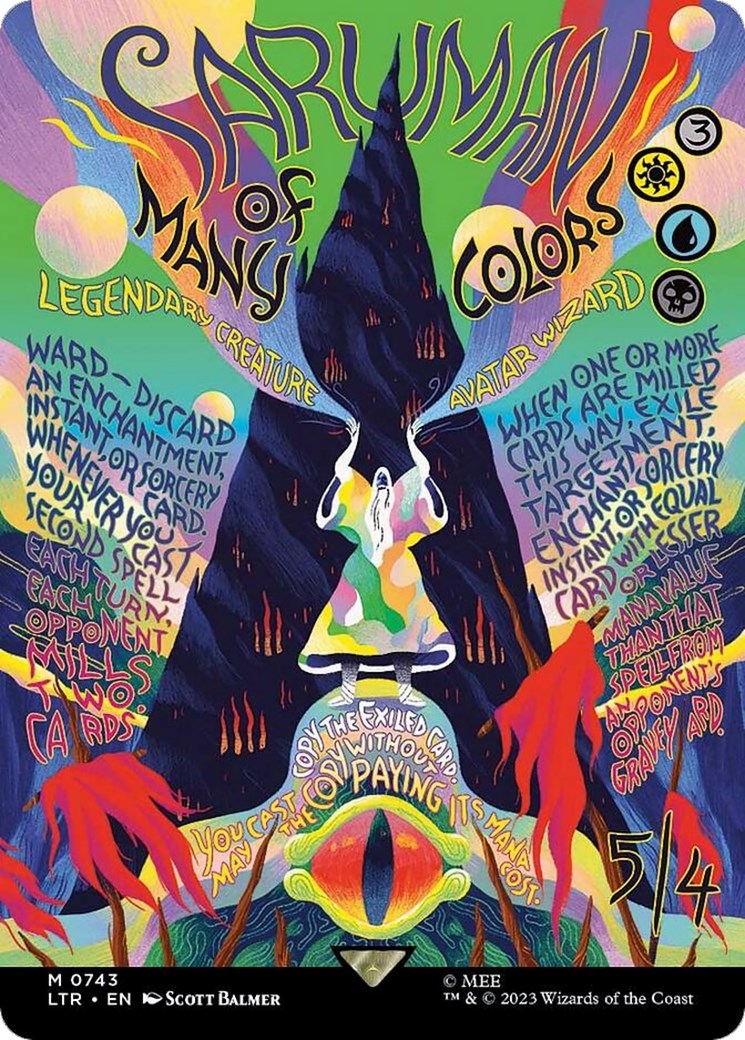 Saruman of Many Colors (Borderless Poster)