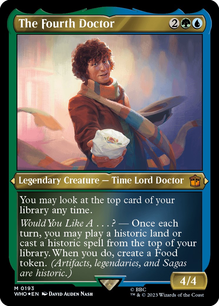 The Fourth Doctor (Display Commander) - Thick Stock