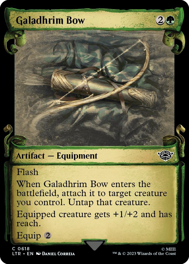 Galadhrim Bow (Showcase Scrolls)