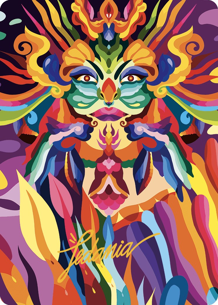 Tishana's Tidebinder Art Card (Gold-Stamped Signature)