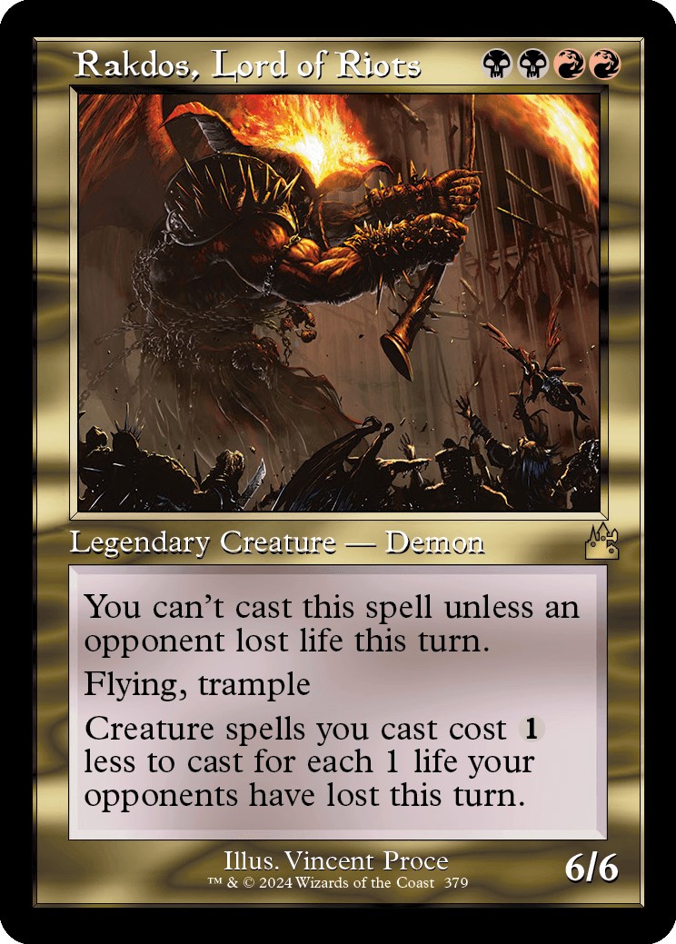 Rakdos, Lord of Riots (Retro Frame)