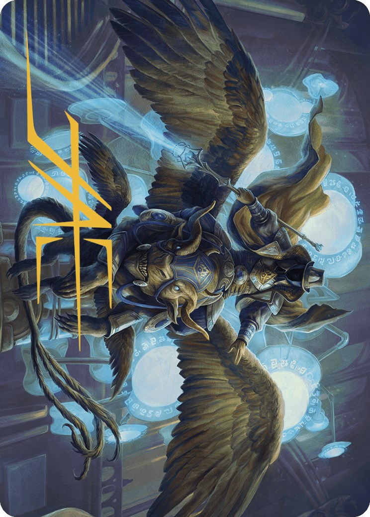 Ezrim, Agency Chief Art Card (Gold-Stamped Signature)