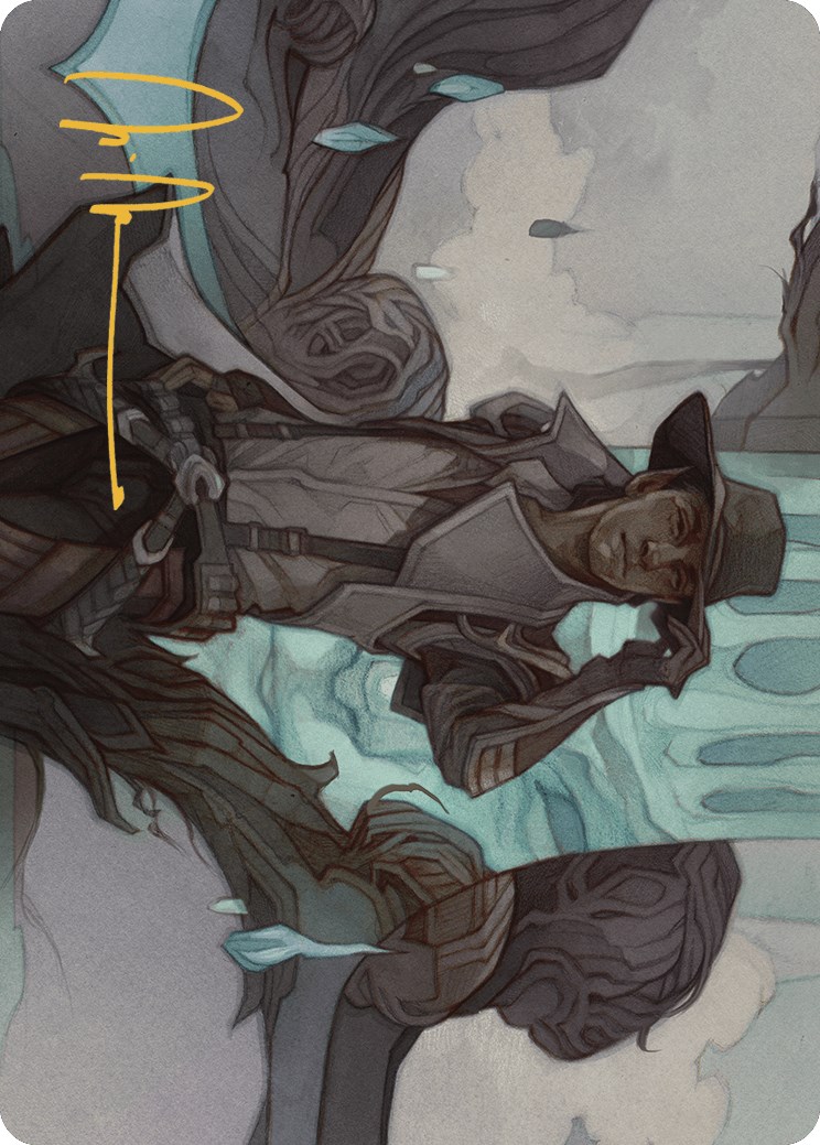 Kellan Joins Up Art Card (Gold-Stamped Signature)