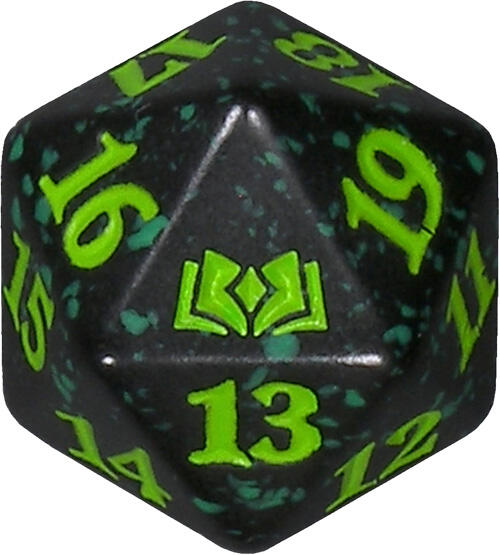 Wilds of Eldraine Spindown Die - Green