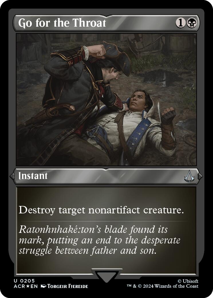 Go for the Throat (Foil Etched)