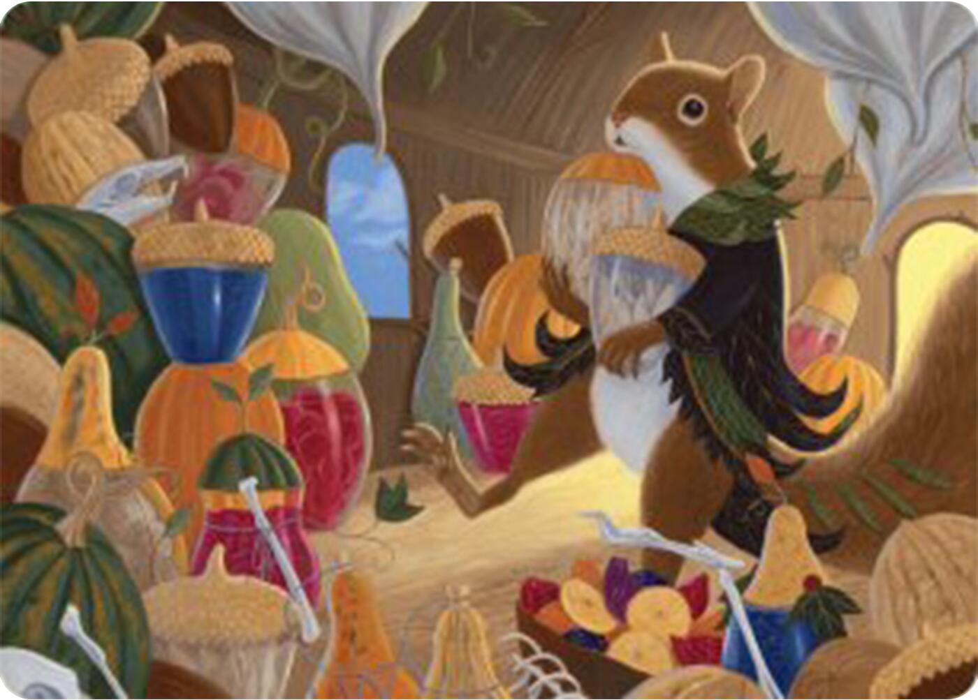 Stocking the Pantry Art Card