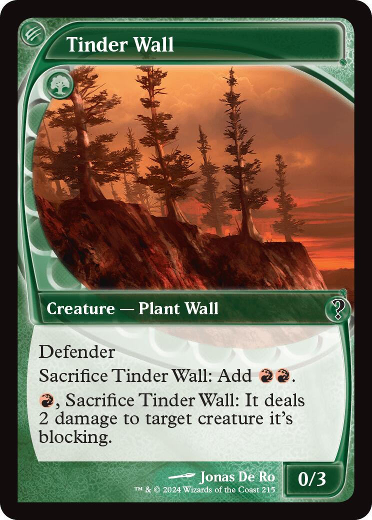 Tinder Wall (Future Sight)