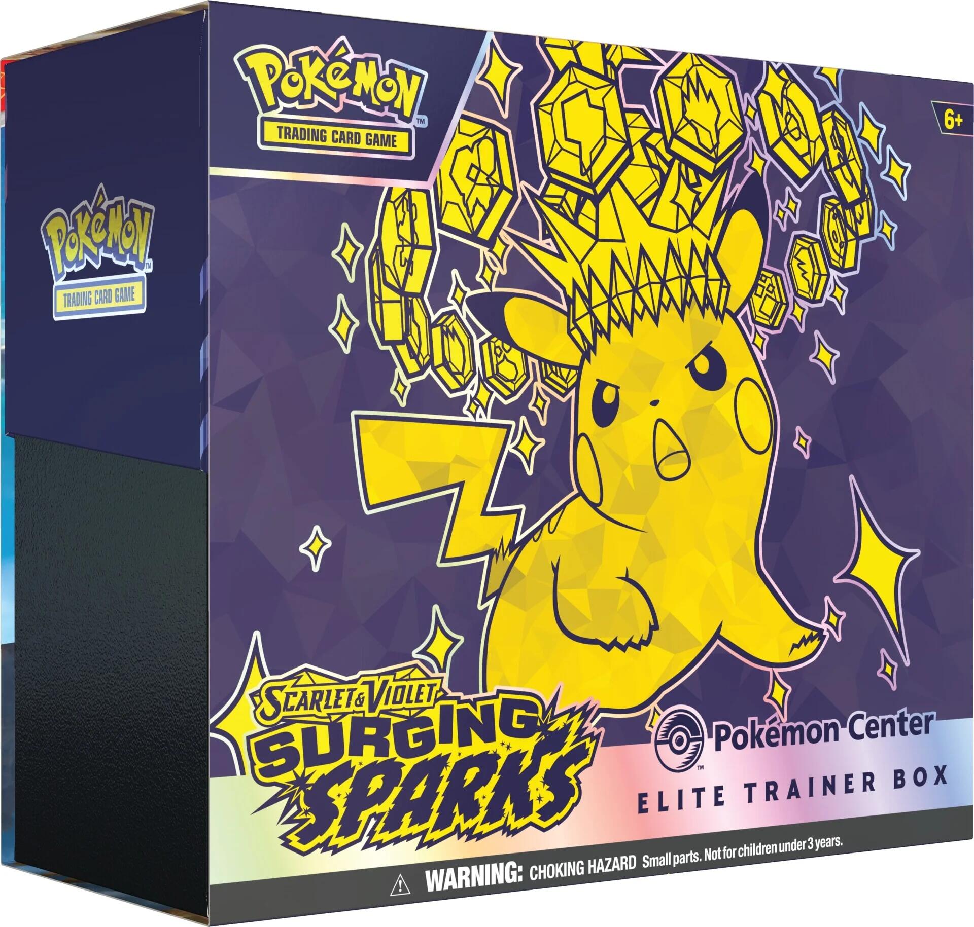 Surging Sparks Pokemon Center Elite Trainer Box (Exclusive)