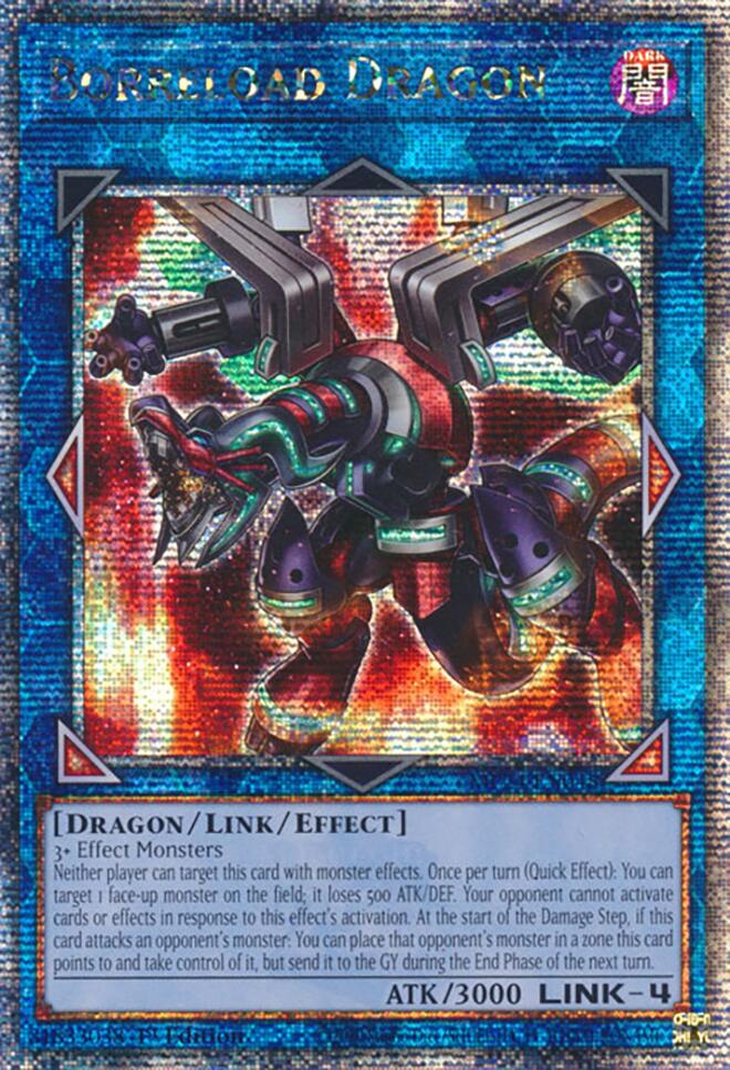 Borreload Dragon (Alternate Art) (Quarter Century Secret Rare)