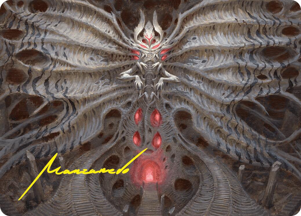 Valgavoth, Terror Eater Art Card (Gold-Stamped Signature)