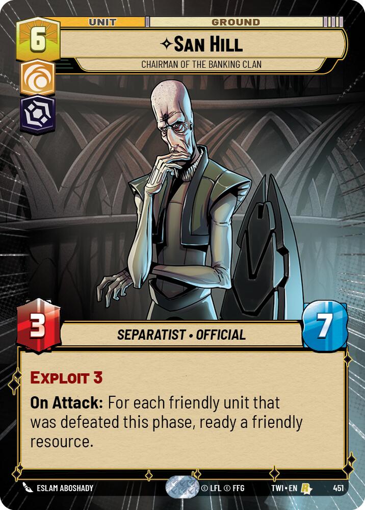 San Hill - Chairman of the Banking Clan (Hyperspace)