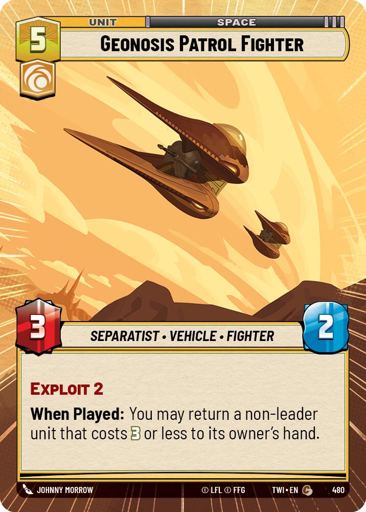 Geonosis Patrol Fighter (Hyperspace)