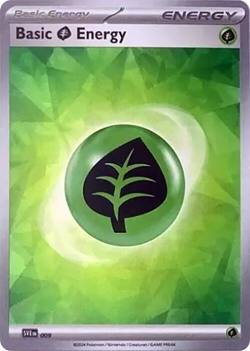 Basic Grass Energy (Cracked Ice Holo)