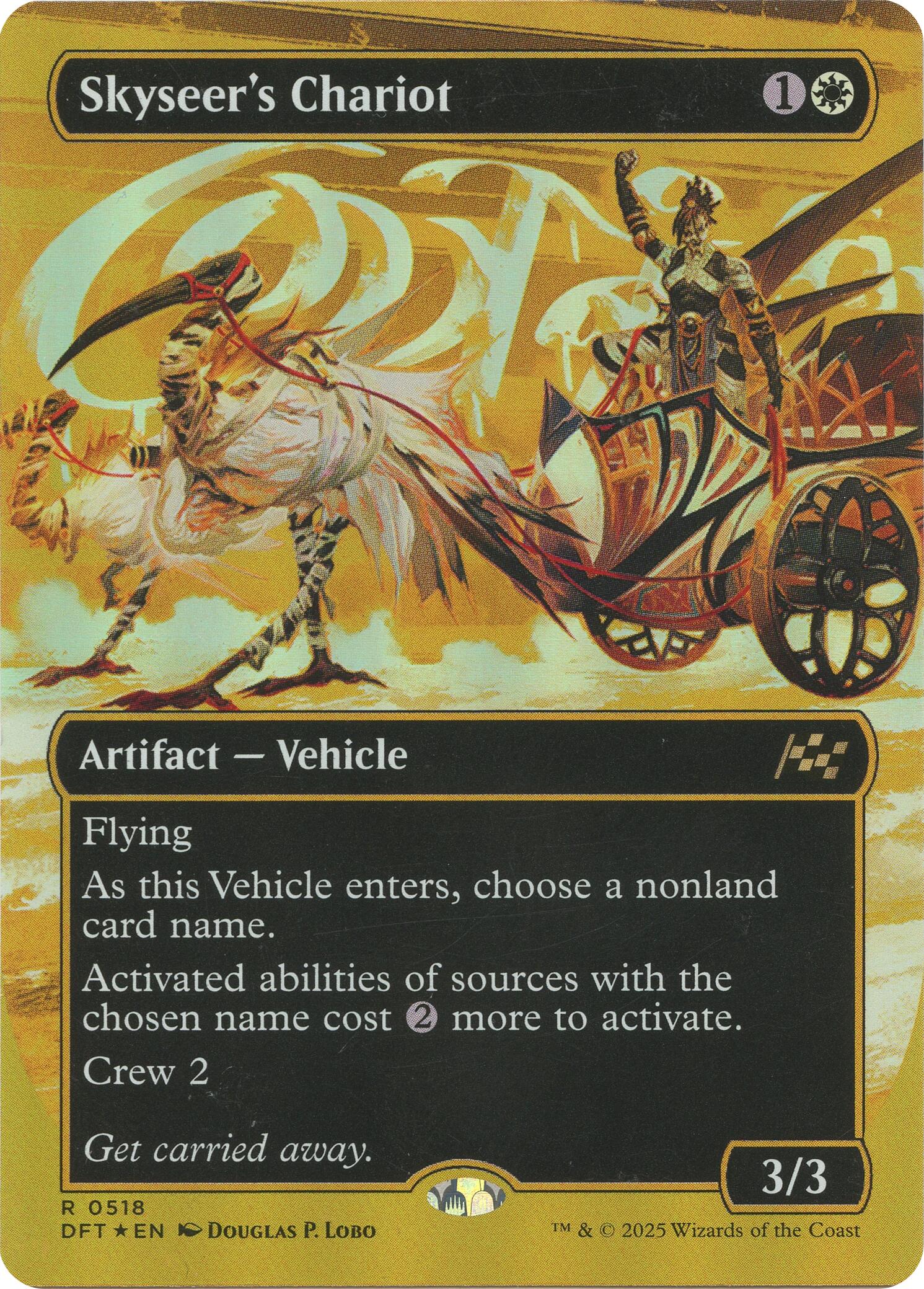 Skyseer's Chariot (Borderless) (First-Place Foil)