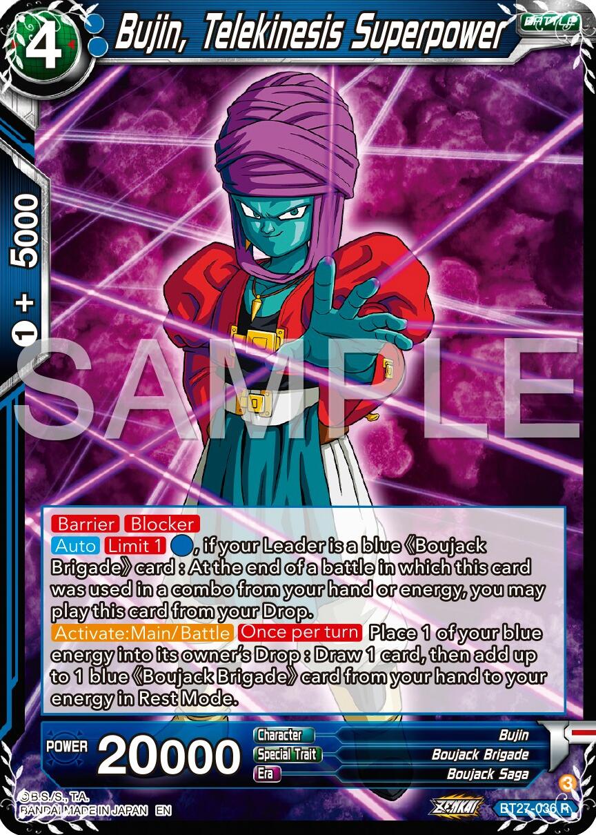 Bujin, Telekinesis Superpower
