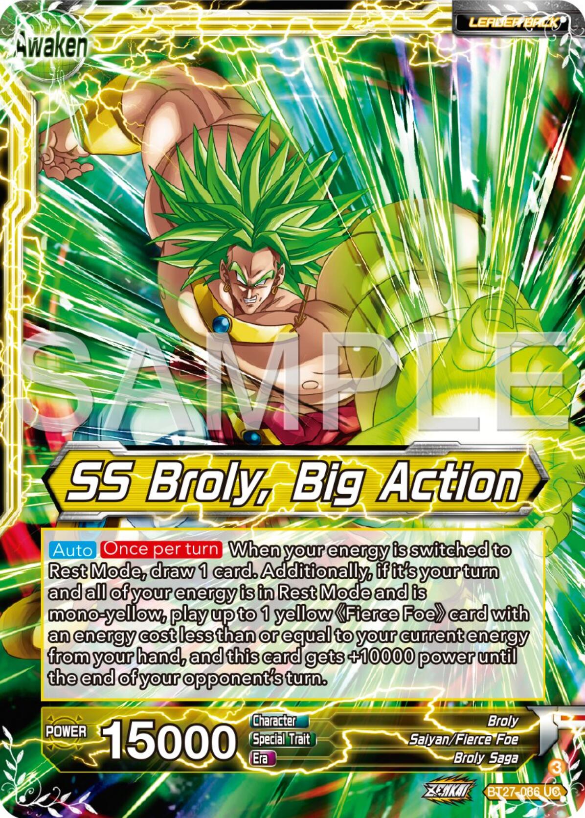Broly // SS Broly, Big Action