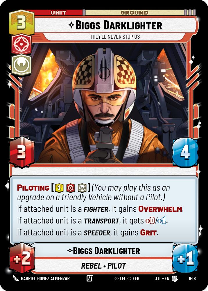 Biggs Darklighter - They'll Never Stop Us (Foil)