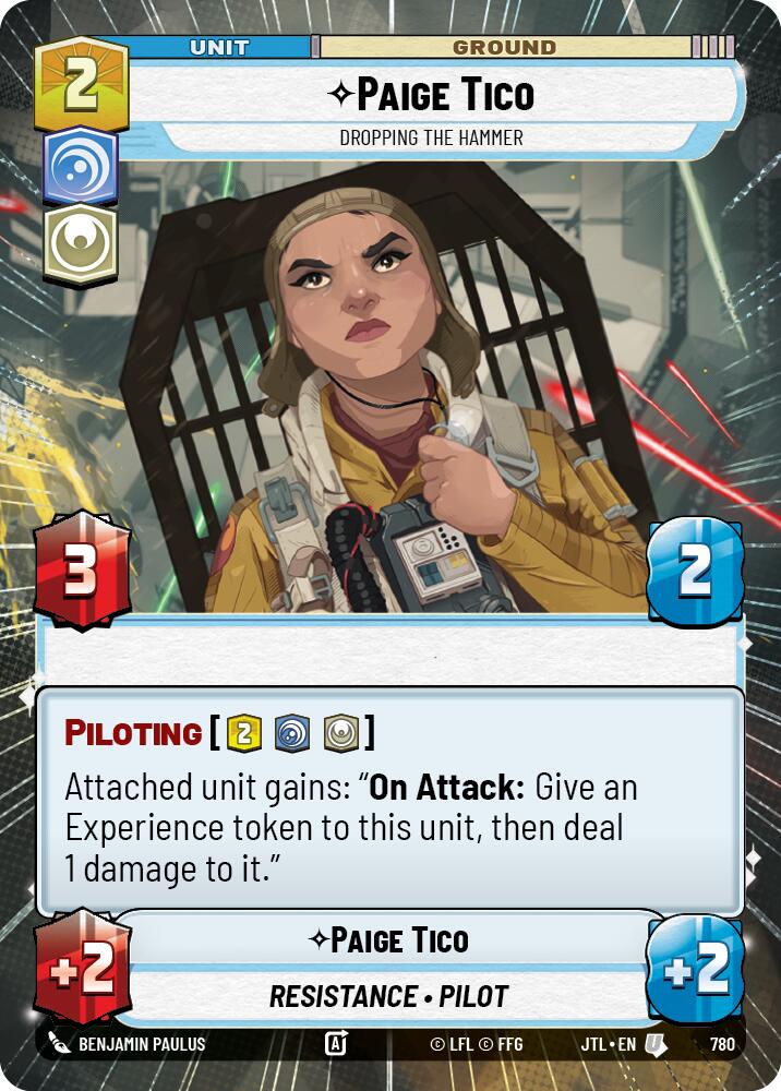 Paige Tico - Dropping the Hammer (Hyperspace Foil)
