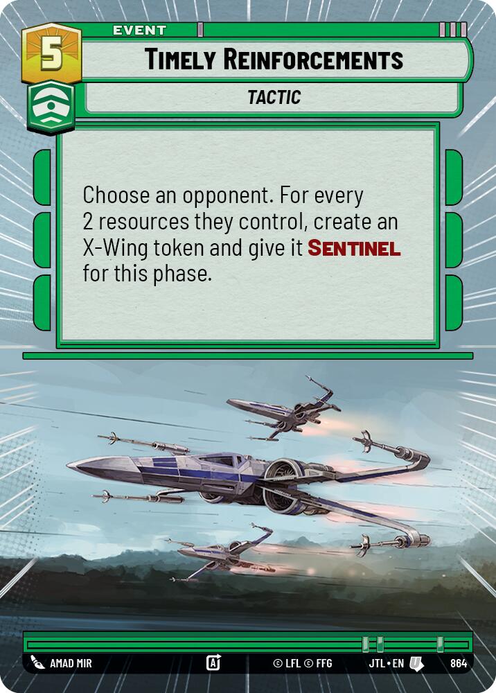 Timely Reinforcements (Hyperspace Foil)