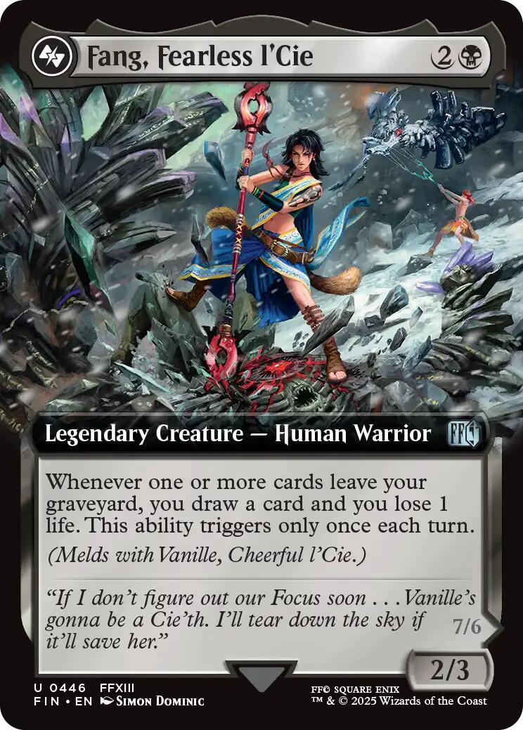 Fang, Fearless l'Cie (Extended Art)