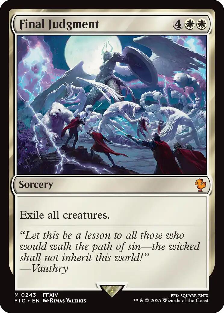 Final Judgment (Surge Foil)