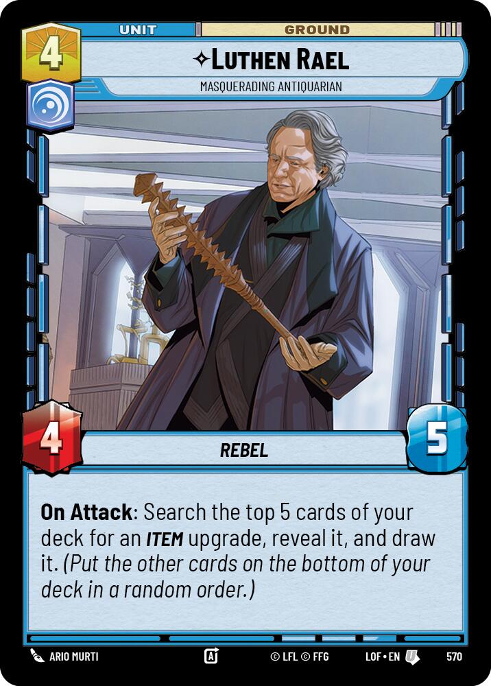Luthen Rael - Masquerading Antiquarian (Foil)