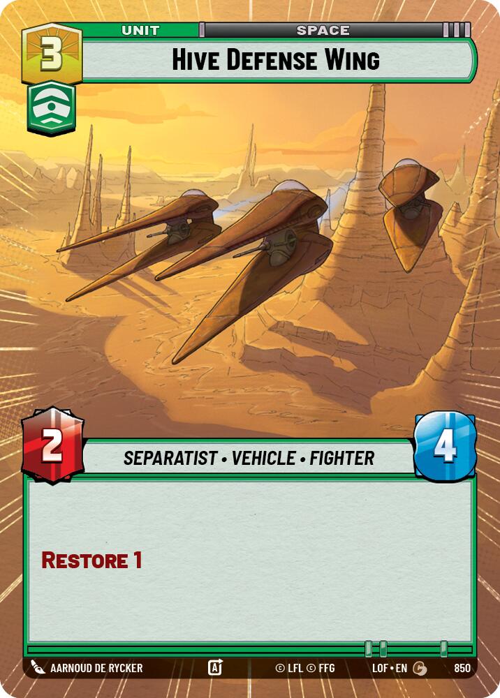 Hive Defense Wing (Hyperspace Foil)