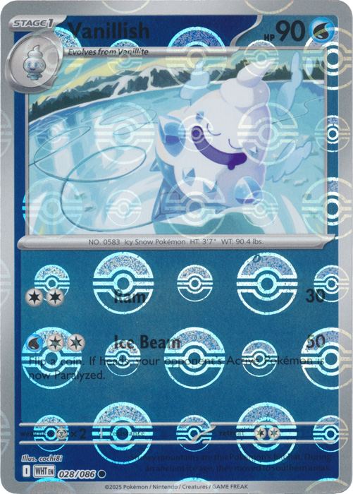 Vanillish (Poke Ball Pattern)