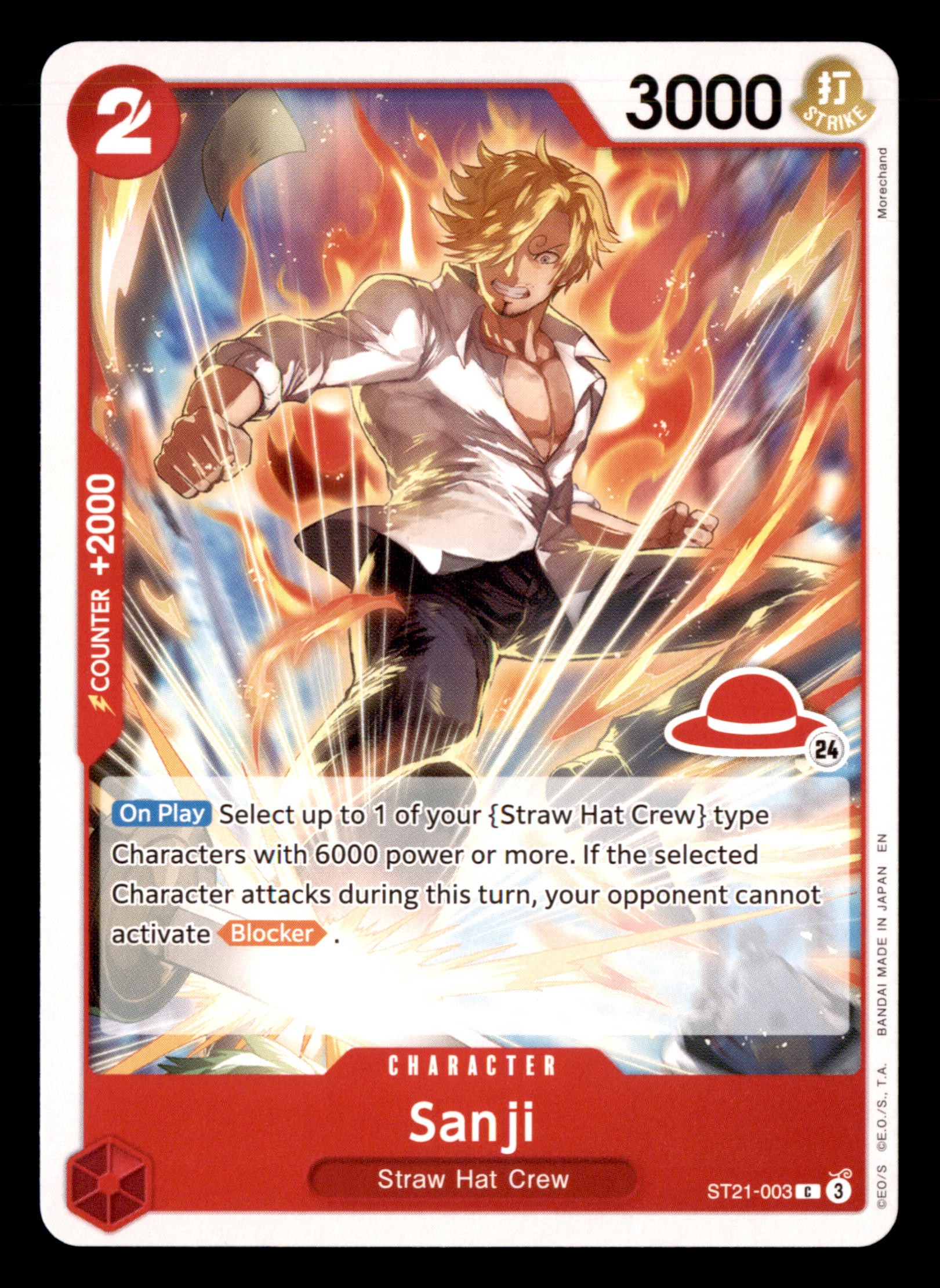 Sanji - ST21-003 (Luffy Deck)
