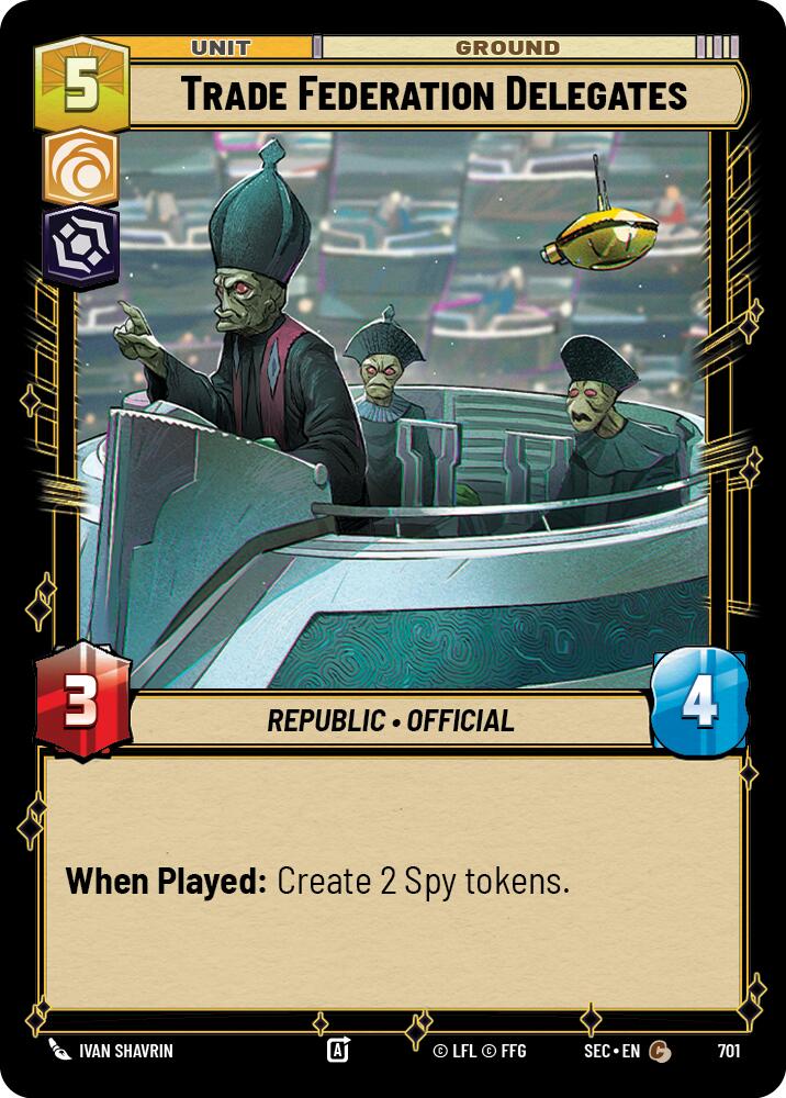 Trade Federation Delegates (Foil)
