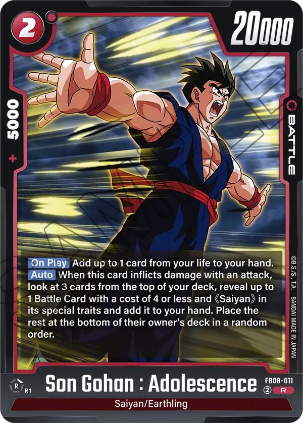 Son Gohan : Adolescence - FB08-011